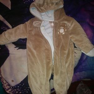 Carters 3 to 6 month old teddy bear outfit